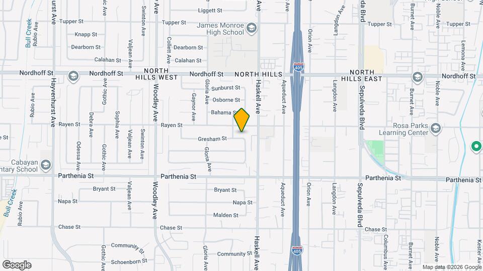 15841 Gresham St Mapa y Detalles de la Ubicación