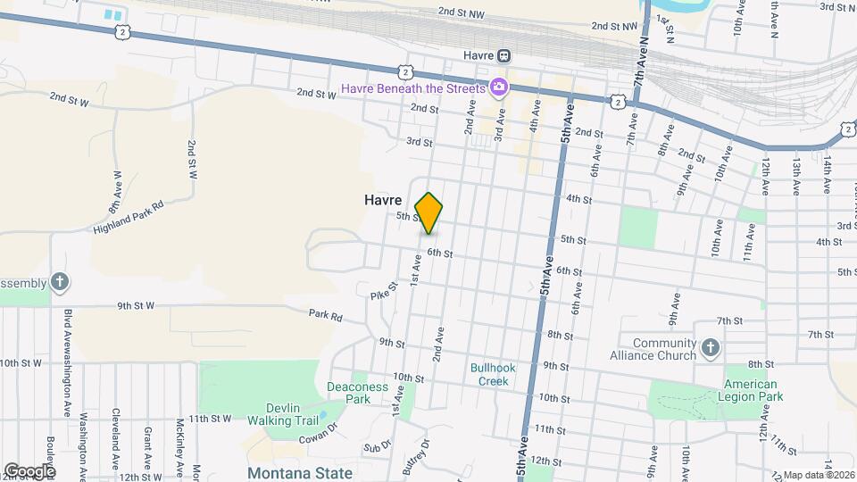 527 1st Ave Map and Location Details