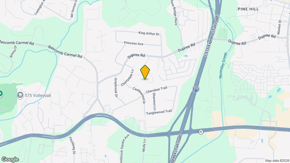 134 Lexington Parke Dr Map and Location Details