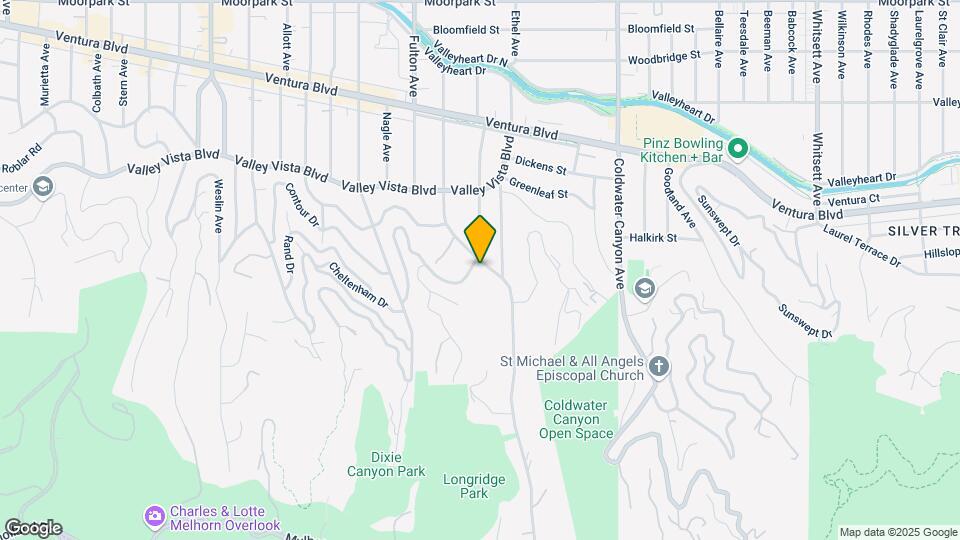 3901 Longridge Ave Map and Location Details