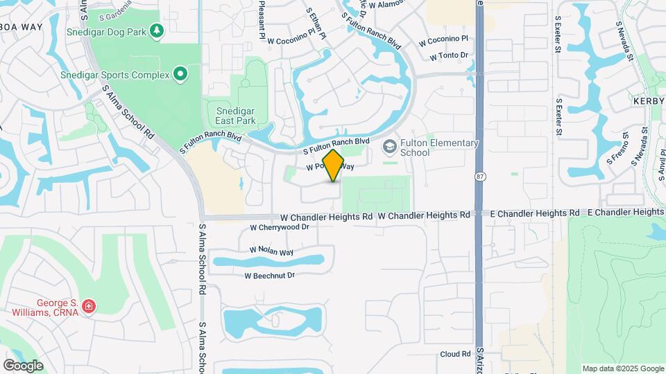 613 W San Carlos Way Map and Location Details