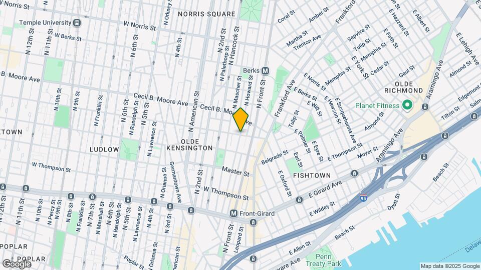 120 W Oxford St Map and Location Details