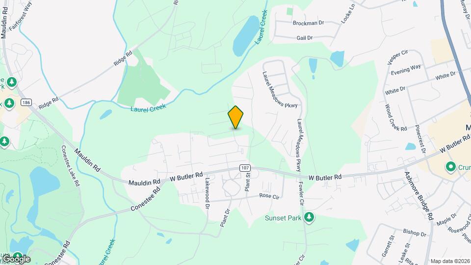 206 Ridgepark Ln Map and Location Details