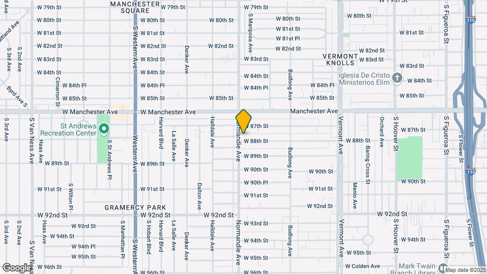 1349 W 88th St Map and Location Details