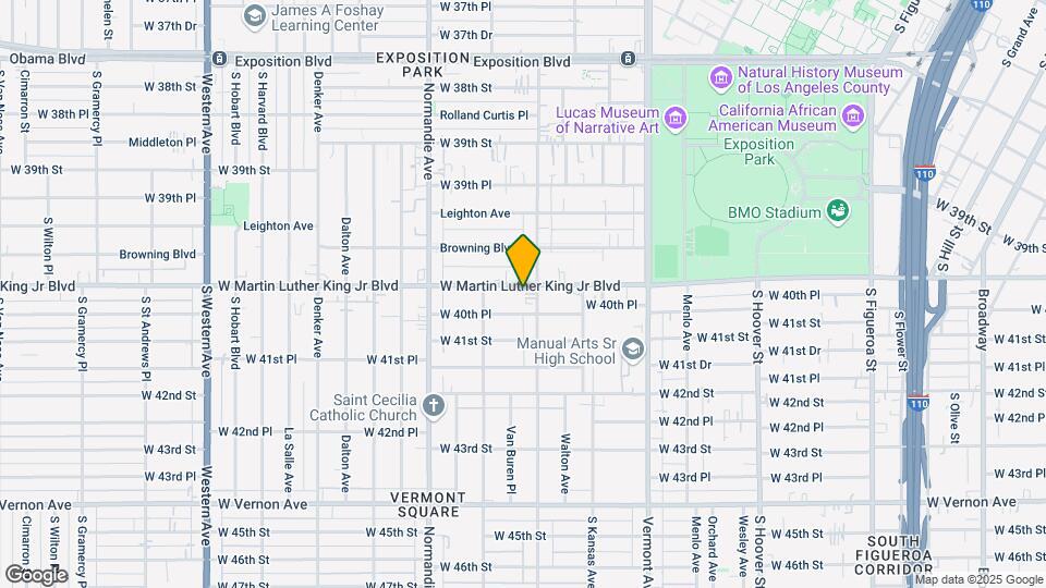1214 W Martin Luther King Jr Blvd Map and Location Details