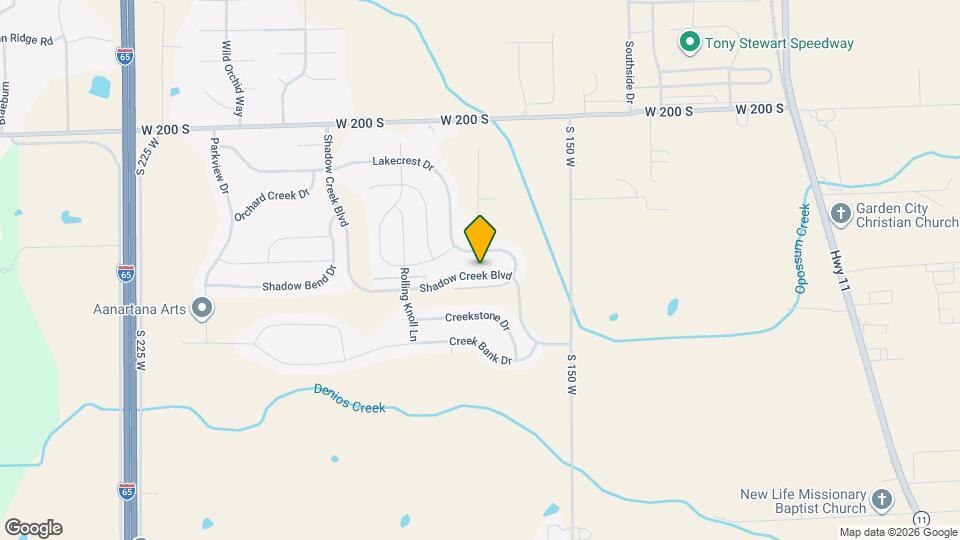 2004 Shadow Creek Blvd Mapa y Detalles de la Ubicación