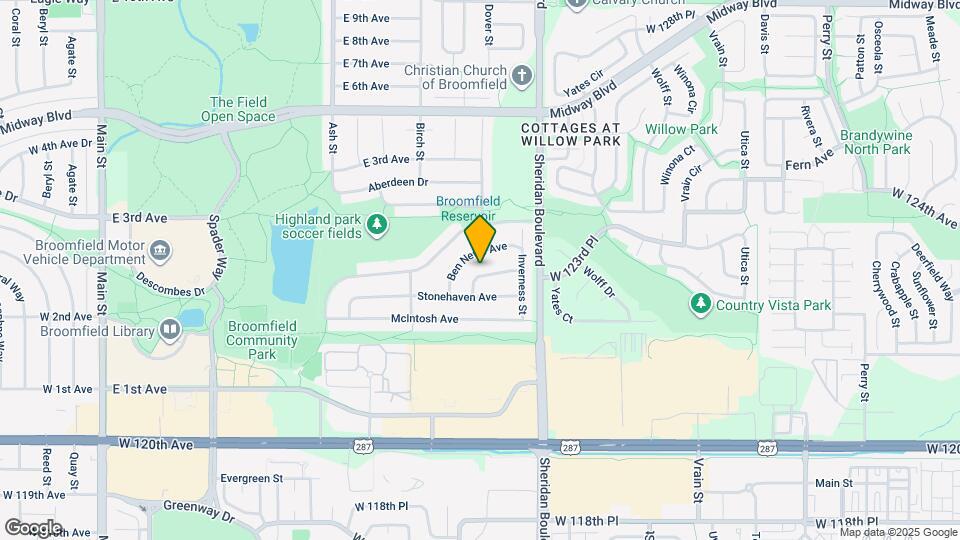 1403 Loch Lomond Ave Map and Location Details
