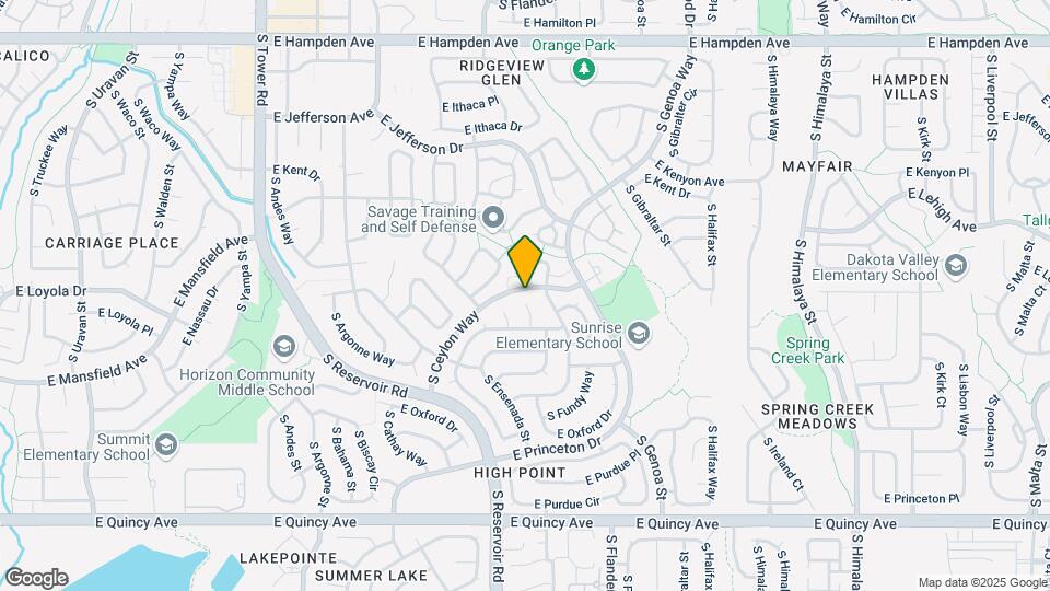 3904 S Espana St Map and Location Details