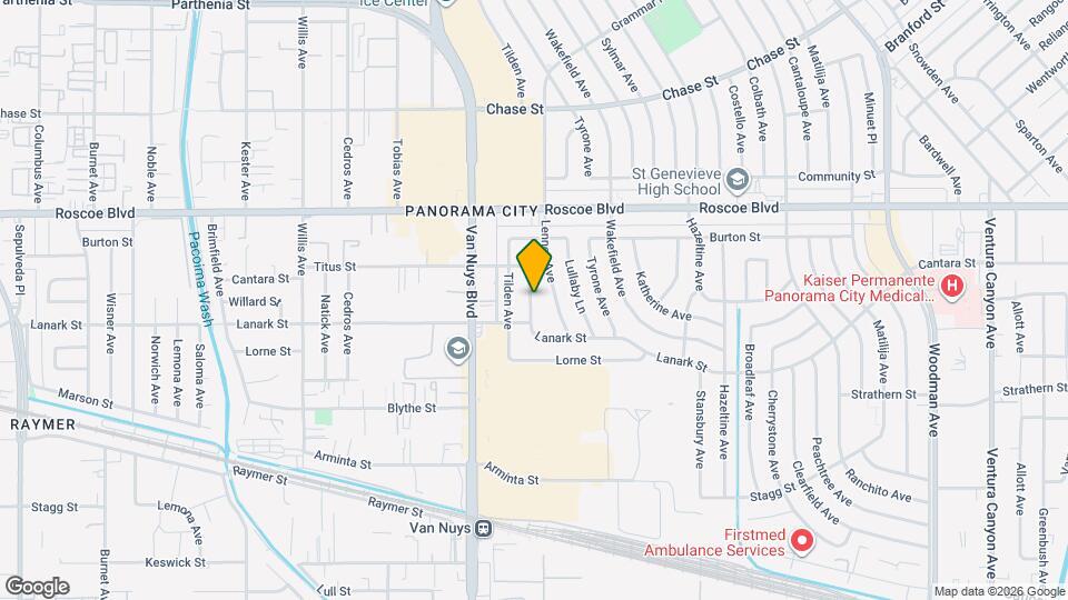8130 Sylmar Ave Mapa y Detalles de la Ubicación