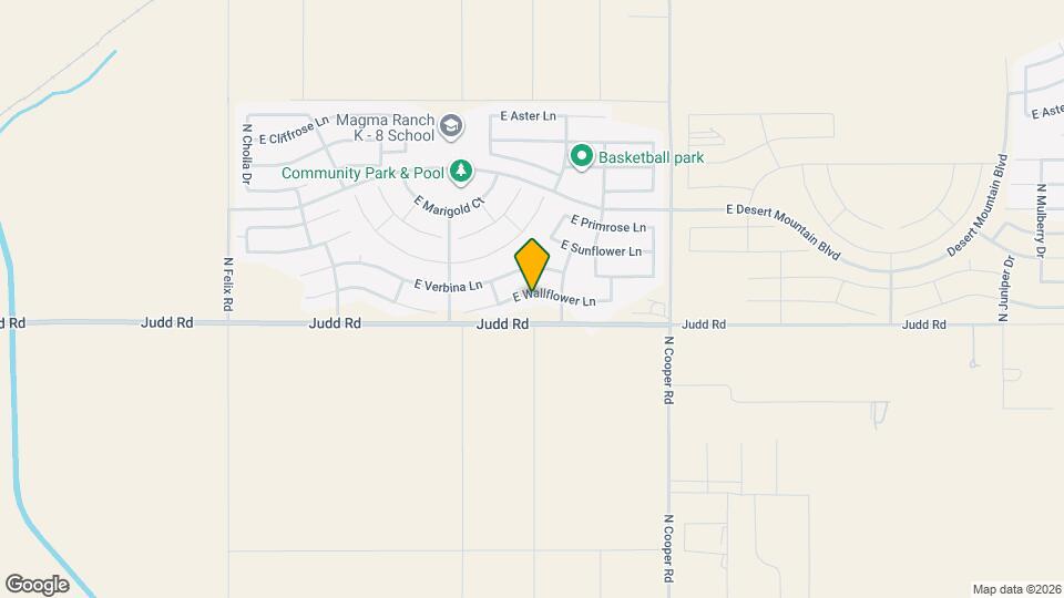 11281 E Wallflower Ln Map and Location Details