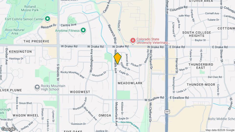 2716 Meadowlark Ave Map and Location Details