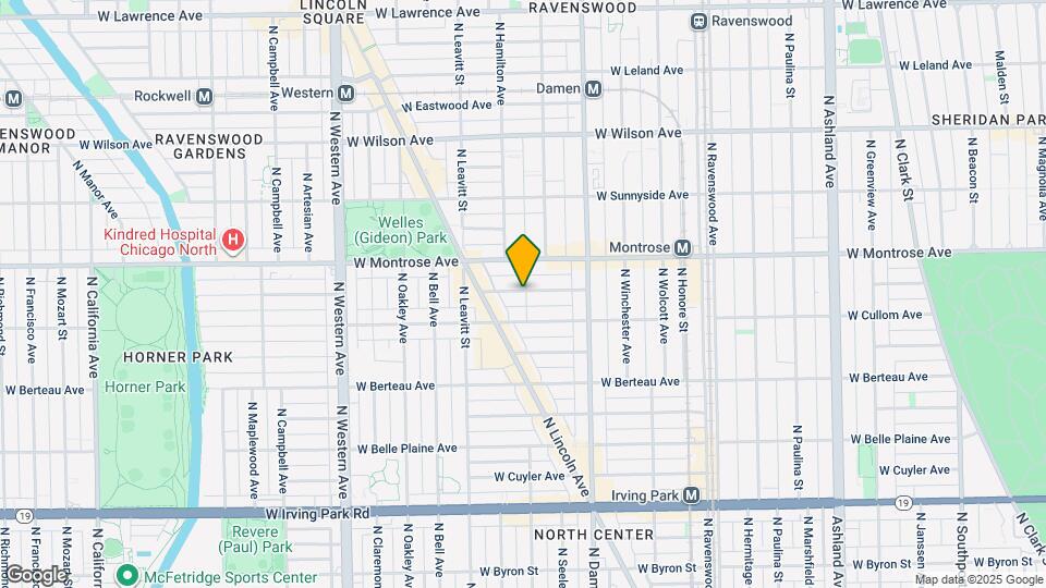 4324 N Hoyne Ave Map and Location Details