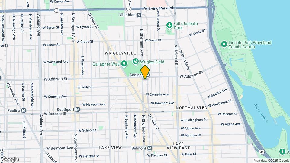 3545 N Sheffield Ave, Unit 2 Map and Location Details