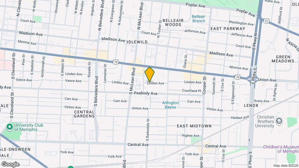 1911 Linden Ave Map and Location Details