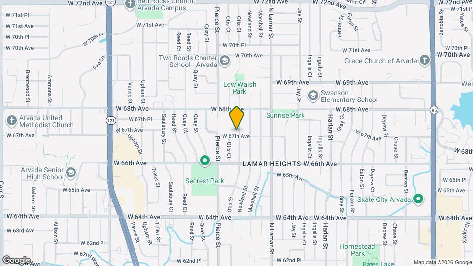 6729 W 67th Ave Map and Location Details