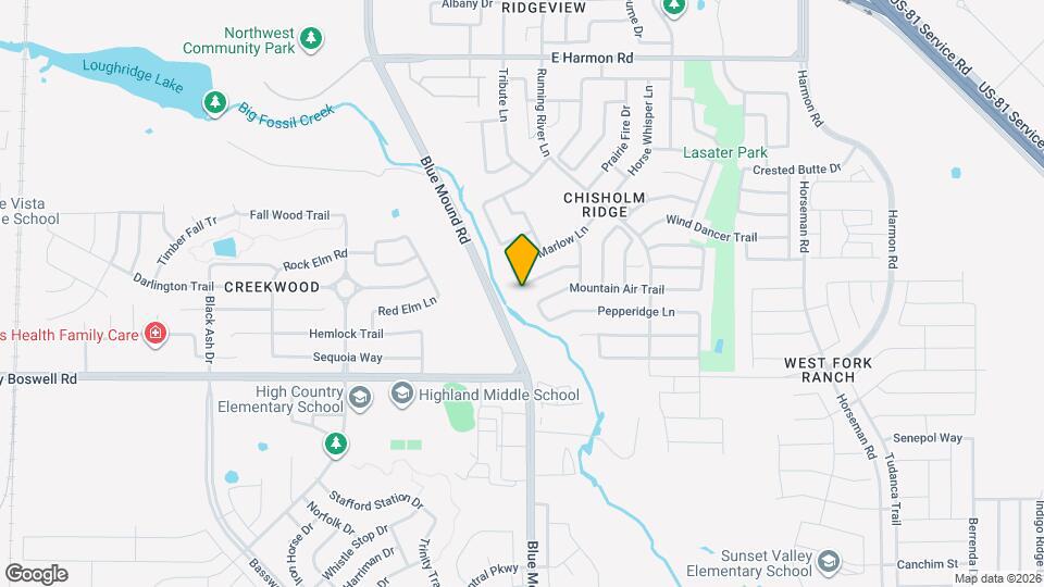 1000 Salt Creek Trail Map and Location Details