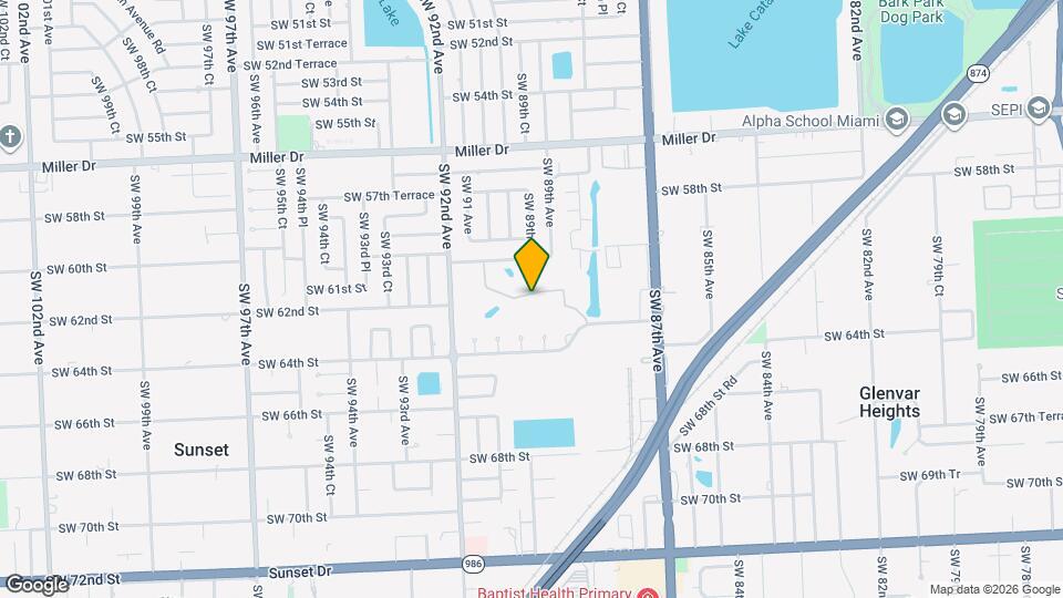 9002 SW 62nd Terrace Map and Location Details