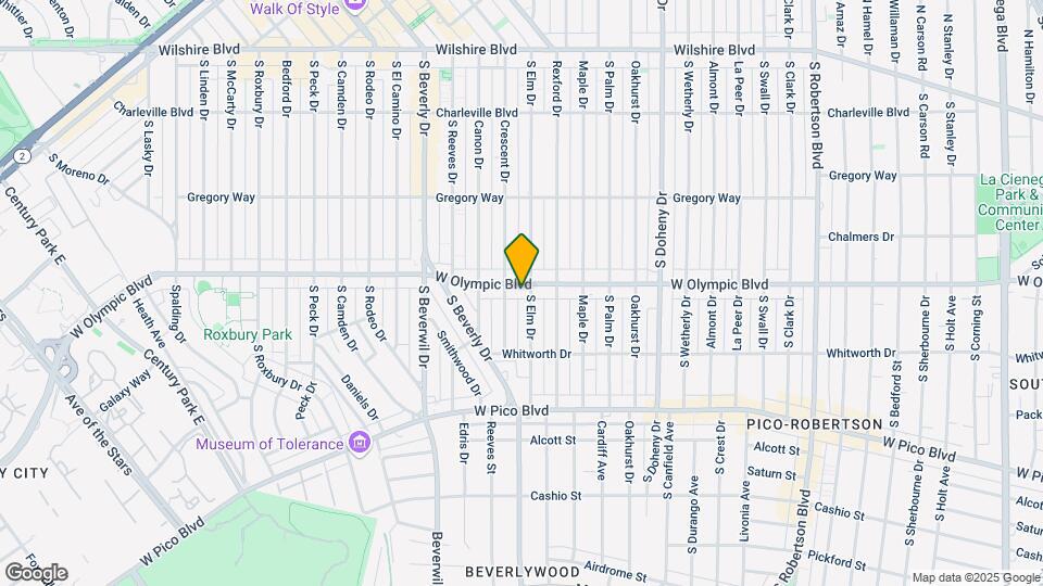 9336 W Olympic Blvd Map and Location Details