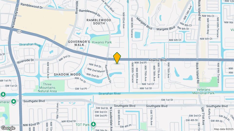 8220 NW 3rd Pl Map and Location Details