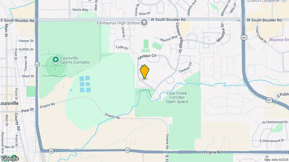 1628 Centaur Cir Map and Location Details