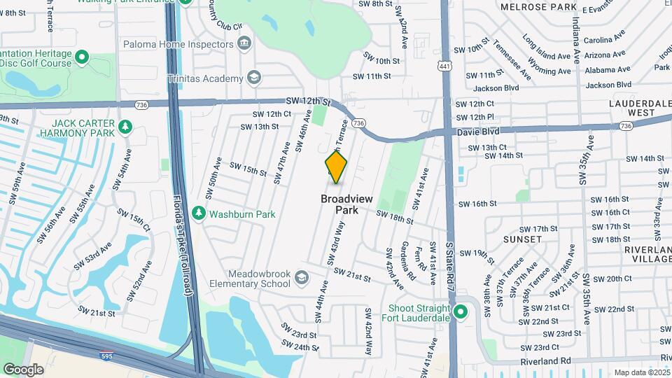 1657 SW 44th Ave Map and Location Details