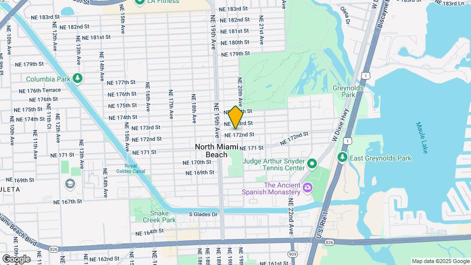 1985 NE 172nd St Mapa y Detalles de la Ubicación