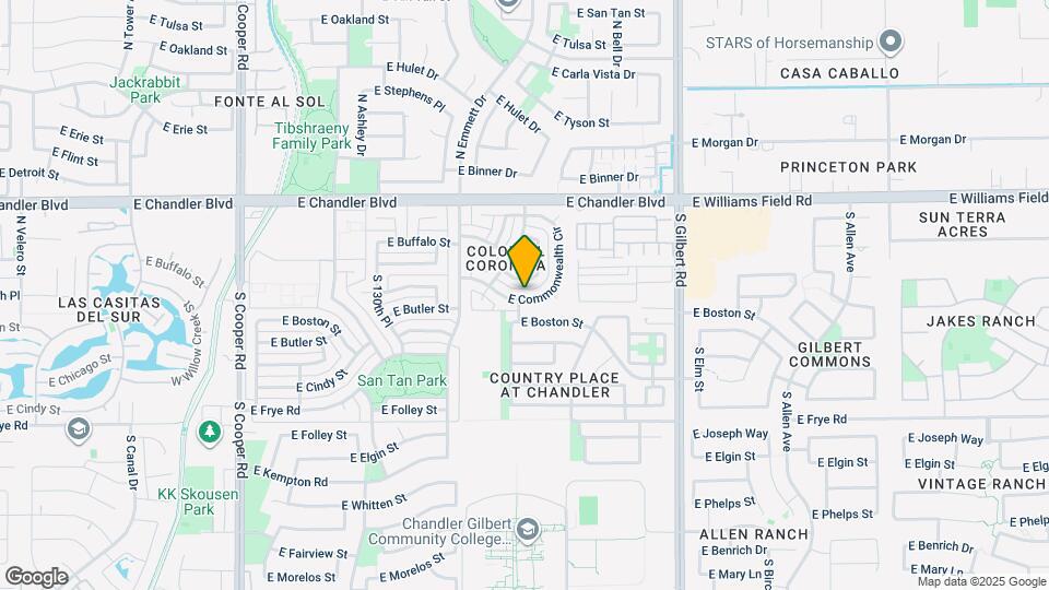 2536 E Commonwealth Cir Map and Location Details