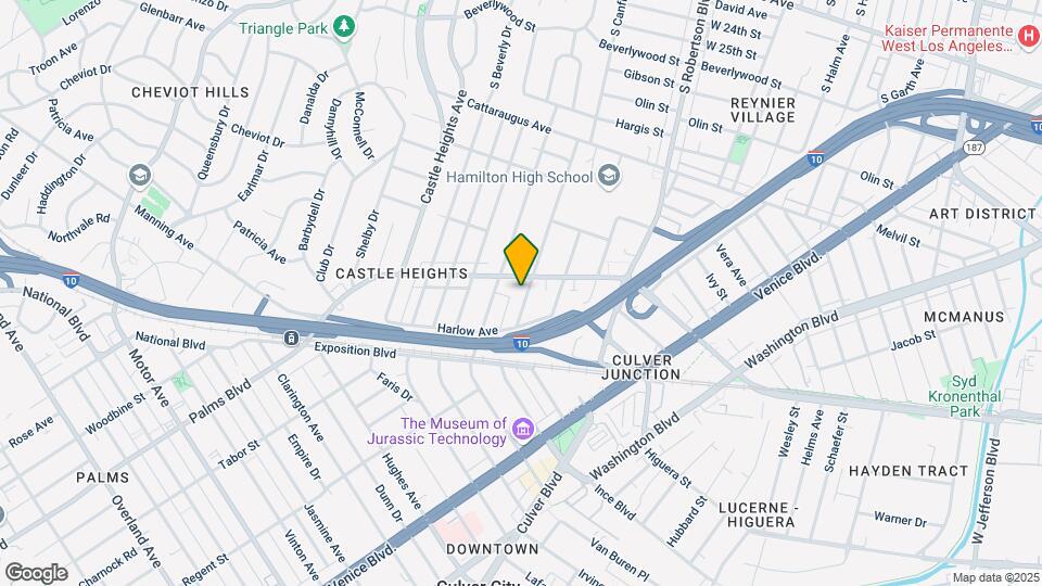 3321 S Canfield Ave Mapa y Detalles de la Ubicación