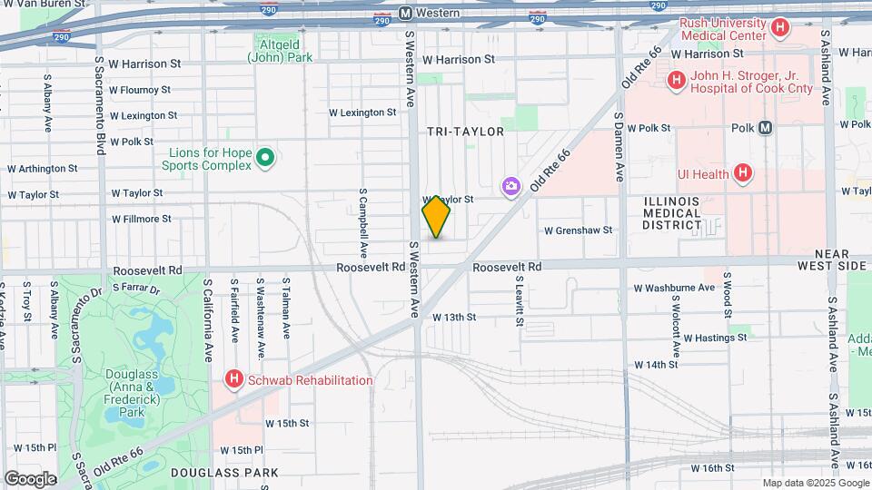 2343 W Grenshaw St Map and Location Details