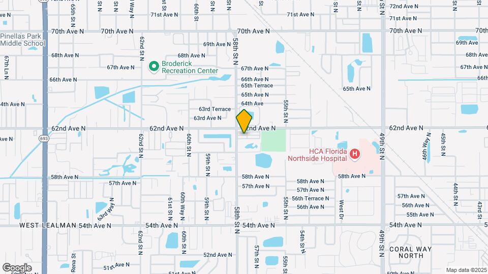 6165 58th St N Map and Location Details