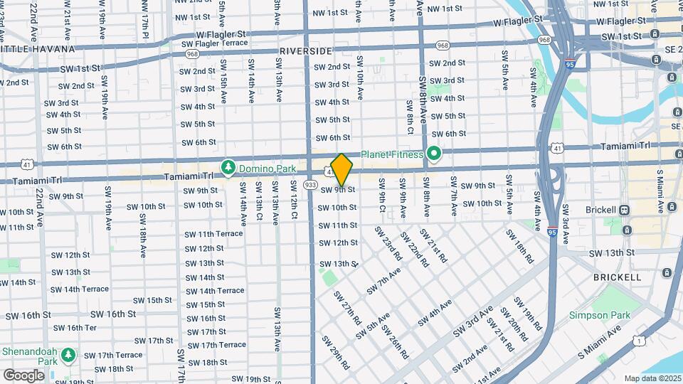 1050 SW 9th St Map and Location Details