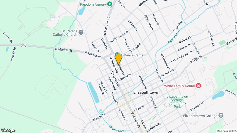 300 N Hanover St Map and Location Details