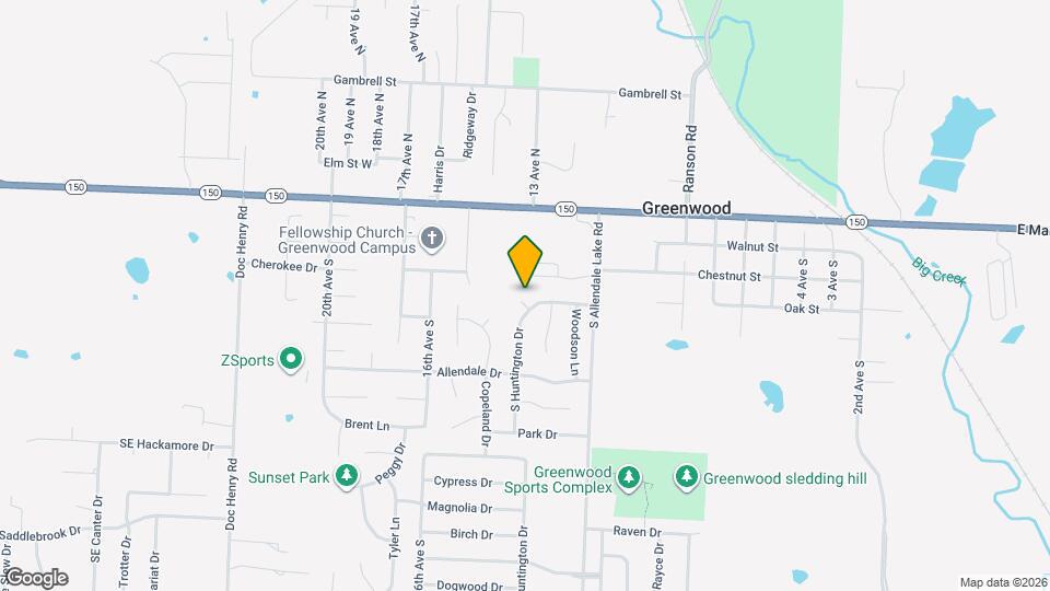 1304 Circle Map and Location Details