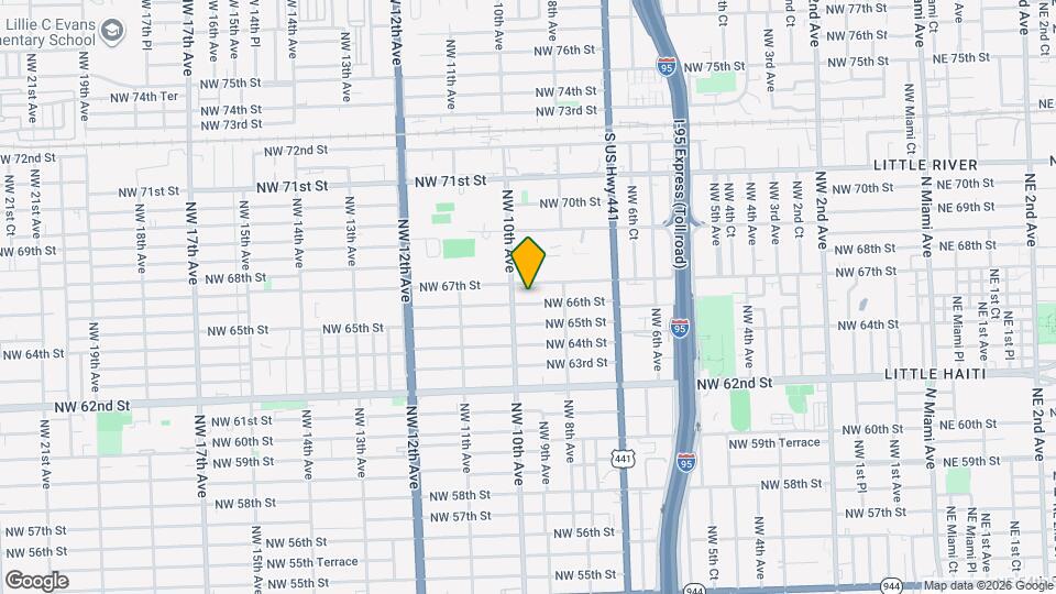 919 NW 66th St Map and Location Details