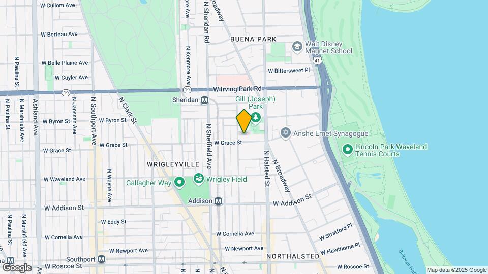 844 W Grace St, Unit 1 Mapa y Detalles de la Ubicación