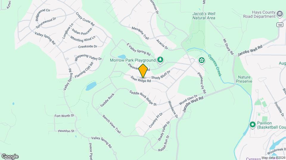 424 Shady Bluff Dr Mapa y Detalles de la Ubicación