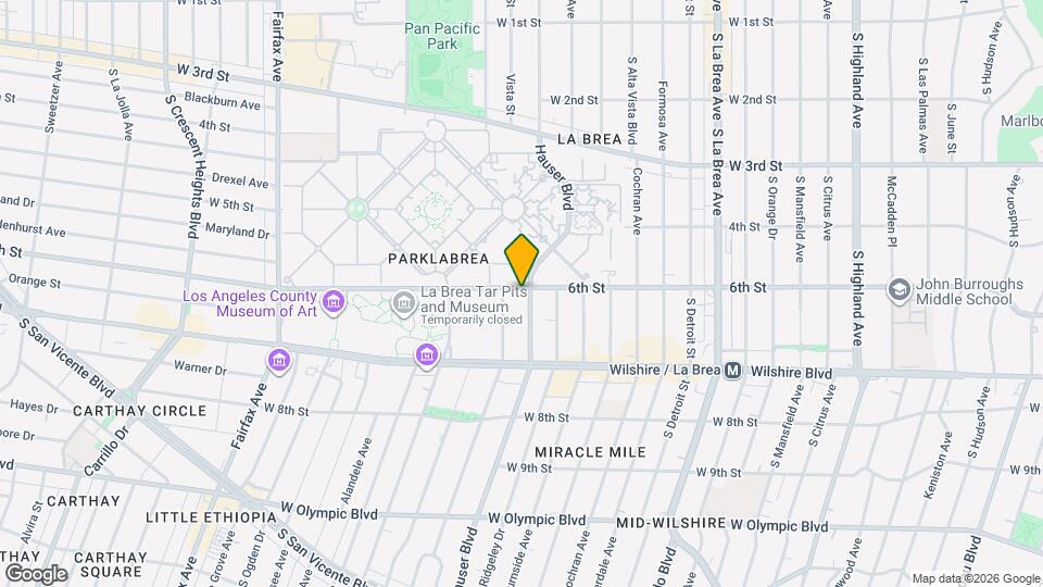 601 Hauser Blvd Map and Location Details