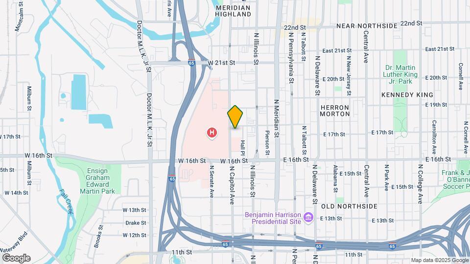 1731 N Capitol Ave Map and Location Details