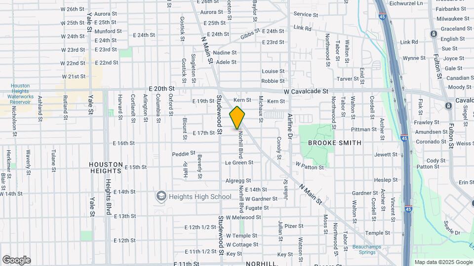 1107 Walling St Map and Location Details