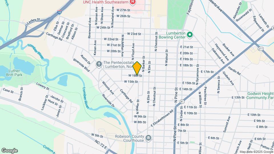207 W 16th St Map and Location Details