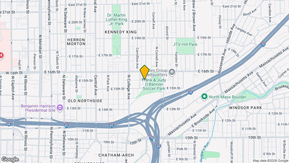 1524 Bellefontaine St Map and Location Details