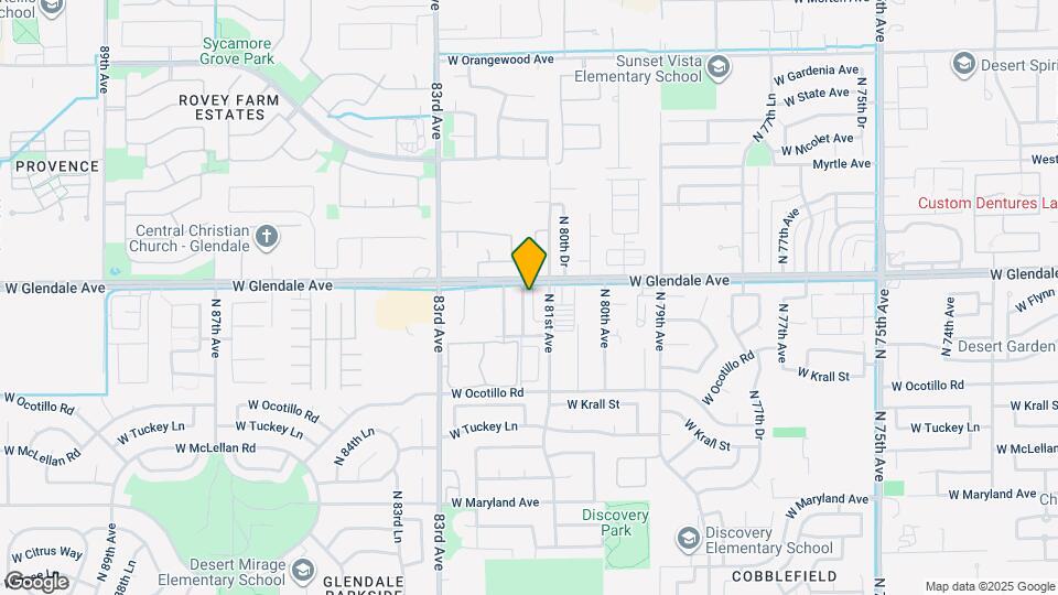 6837 N 81st Dr Map and Location Details