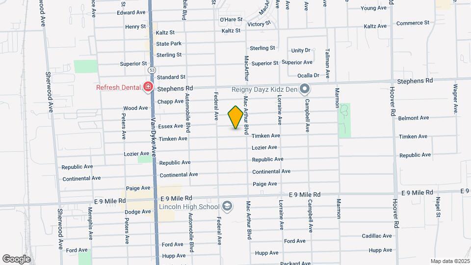 8475 Timken Ave Map and Location Details