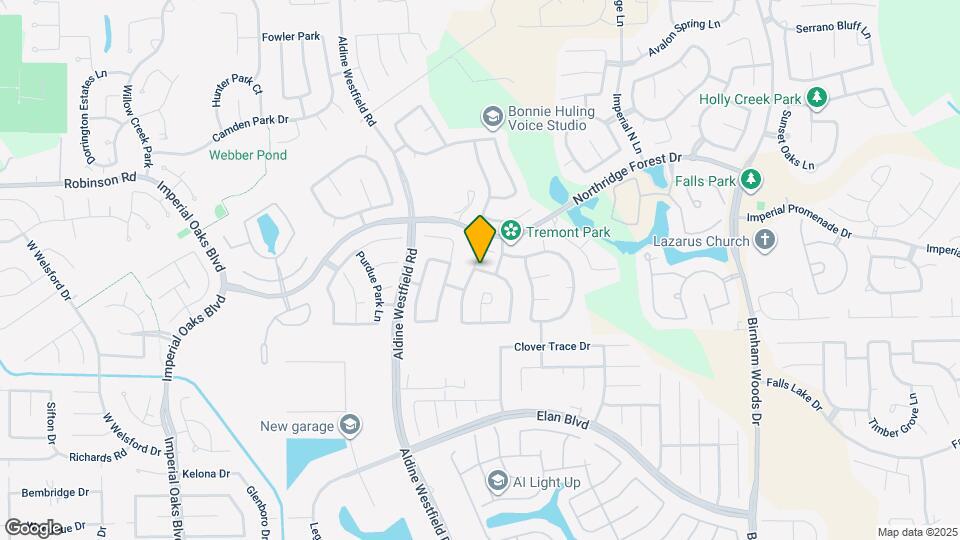 2914 Crescent Oaks Park Ln Map and Location Details