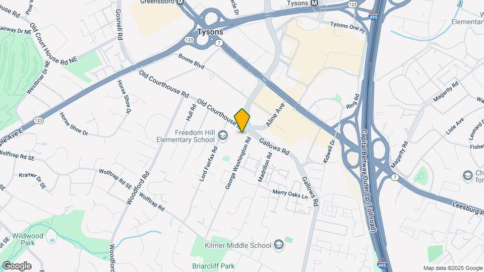 Furnished Studio-Washington, D.C. - Tysons Map and Location Details