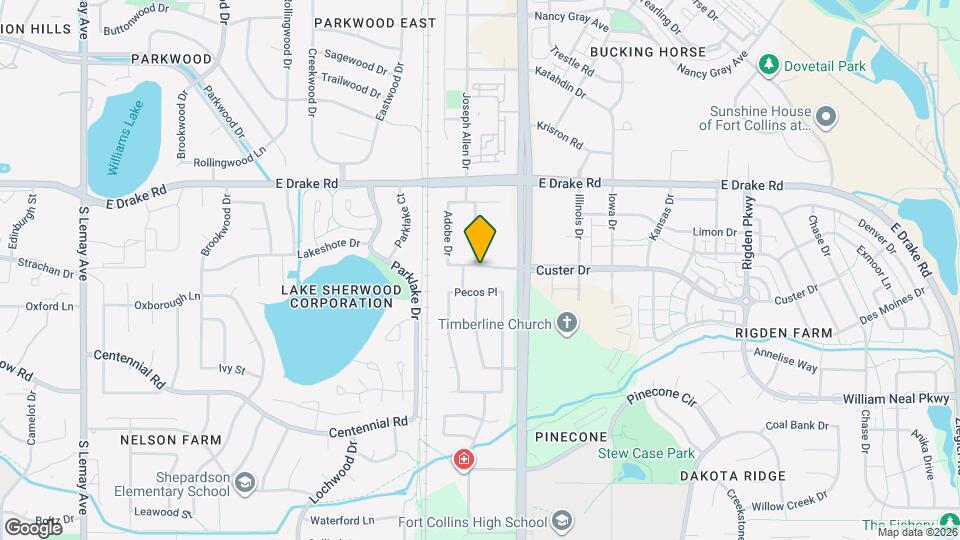 2013 Custer Dr Mapa y Detalles de la Ubicación