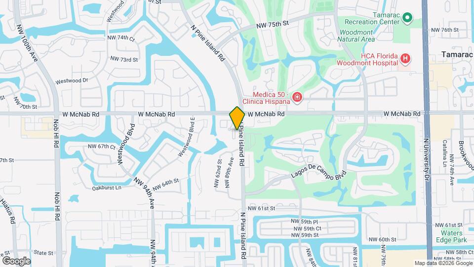 8810 W McNab Rd Map and Location Details