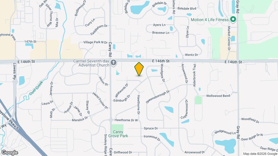 1380 Worchester Dr Map and Location Details