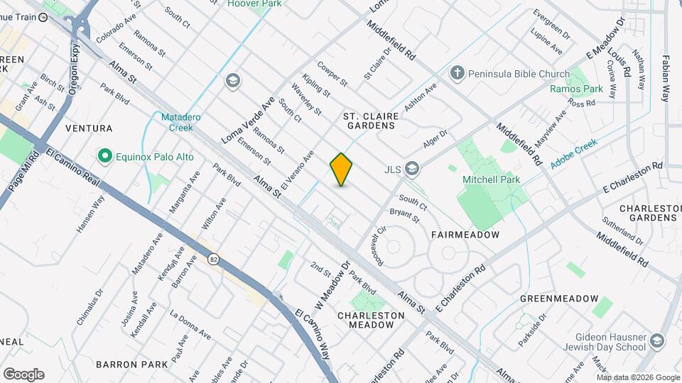 3421 Ramona St Map and Location Details