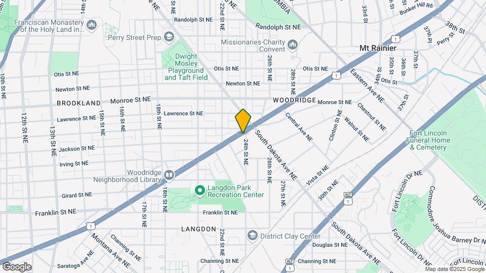 2385 Rhode Island Ave NE Map and Location Details